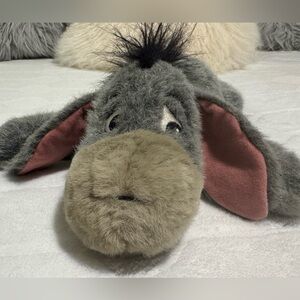 Vintage Disney Store Eeyore Plush Removable Tail Winnie Pooh Large 15” Donkey